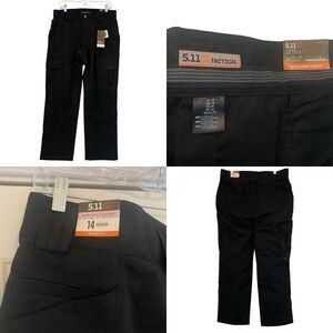 5.11 Tactical Women Taclite EMS Pants Black Sz 14 Regular Large Relaxed Fit New